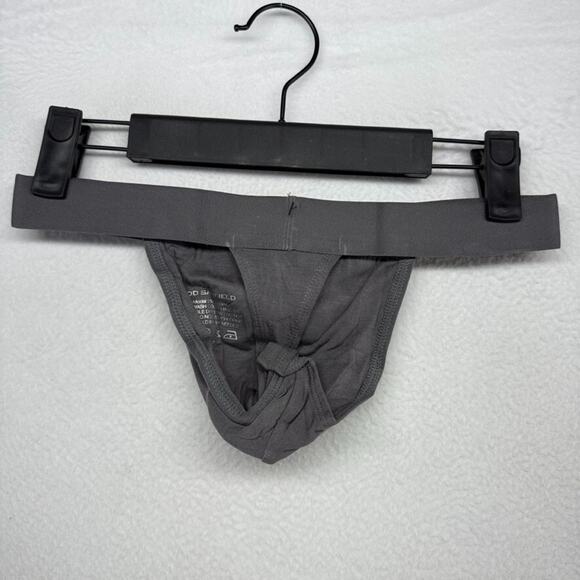 Todd Sanfield Thong Men's Small Gray Charcoal Micro Modal Underwear Solid NEW - Picture 3 of 6